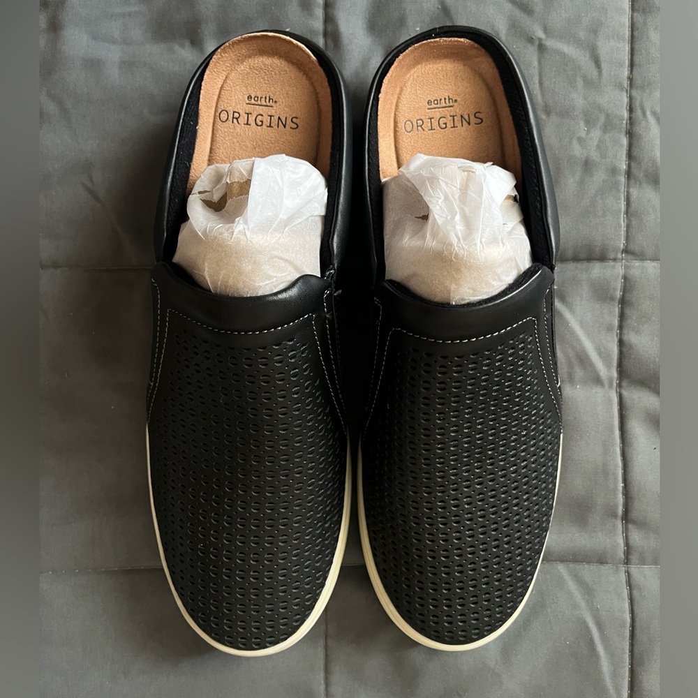 🖤Earth Origins - Emilia Sneaker Slip-on Leather Clog 🖤